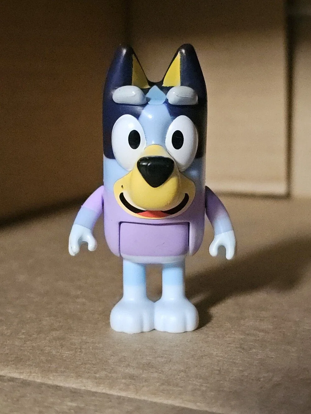 Bluey Purple Shirt Figurine From Bluey
